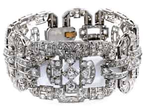 Detailabbildung:  Art déco-Diamantarmband