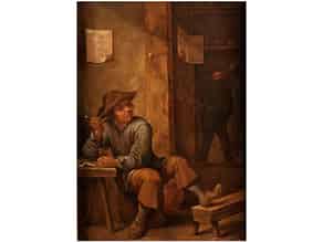 Detailabbildung:  Flämischer Maler in der Nachfolge von Teniers