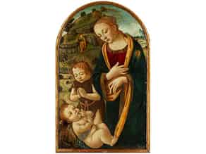 Detailabbildung:  Florentinischer Meister in der Nachfolge von Filippo Lippi, 1406 - 1469