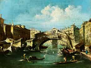 Detailabbildung:  Francesco Guardi, 1712 Venedig - 1793 Venedig, Nachfolge