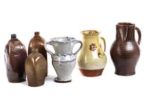 Detail images:  Konvolut von sechs Keramiken