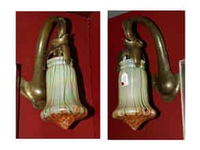 Detail images:  Paar Jugendstil-Wandlampen