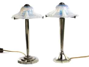 Detail images:  Zwei Lampen mit Opalglas