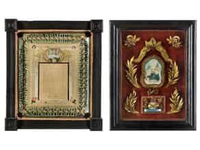 Detail images:  Konvolut von zwei religiösen Arbeiten 