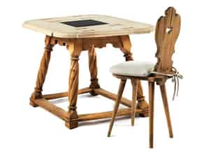 Detailabbildung:  Tisch und Stuhl