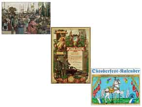 Detail images:  Konvolut von zwei Grafiken und Ehren-Diplom