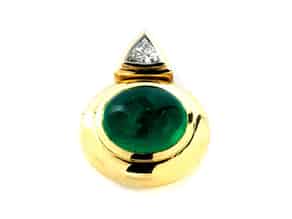 Detail images:  Smaragd-Diamantanhänger