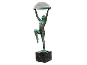 Detail images:  Art déco-Tischlampe „Danseuse a la Coupe“