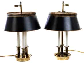 Detailabbildung:  Paar Bouillotte-Lampen