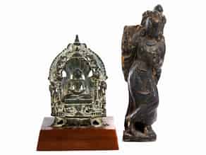 Detail images:  Zwei indische Figuren