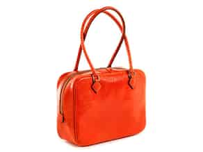 Detail images:  Hermès Plum Mini „Orange“