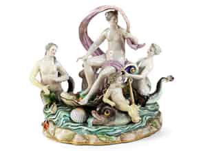 Detail images:  Meissener Porzellanfigurengruppe