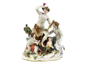 Detail images:  Meissener Porzellanfigurengruppe