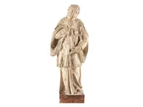 Detailabbildung:  Steinfigur des Heiligen Johannes Nepomuk