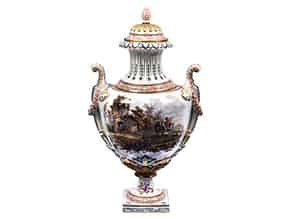 Detail images:  Bedeutende Frankenthaler Vase