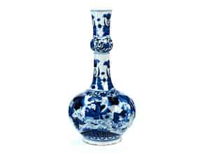 Detail images:  Große blau-weiße Vase