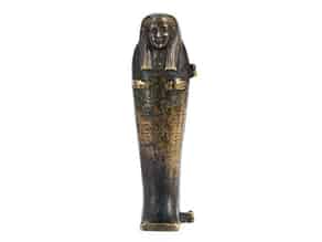 Detail images:  Wiener Bronze in Form einer Mumie