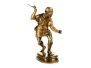 Detail images:  Bronzeskulptur „Uccellatore da Giambologna“