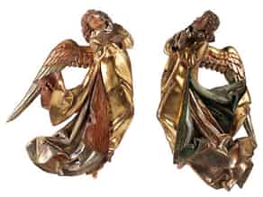 Detailabbildung:  Paar Engel im gotischen Stil