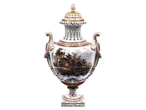 Detail images:  Bedeutende Frankenthaler Vase