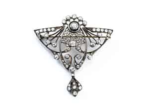 Detail images:  Jugendstil-Diamantbrosche