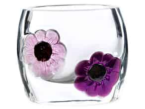 Detail images:  Kleine Daum-Vase mit Blütendekor