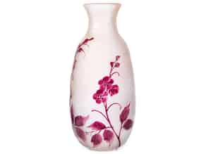 Detail images:  Große Vase mit Blütendekor