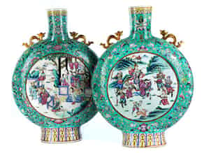 Detailabbildung:  Paar große chinesische Porzellanvasen