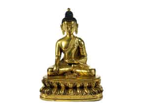 Detailabbildung:  Vergoldeter Buddha