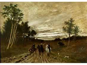 Detail images:  Morel Huart, Maler des 19. Jahrhunderts