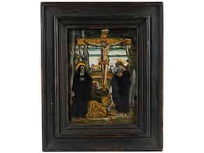 Detail images:  Hinterglasbild Kreuzigung Christi
