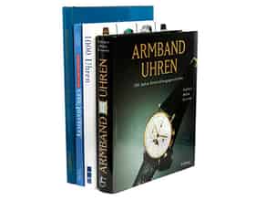 Detail images:  Konvolut von vier Büchern zum Thema Uhren
