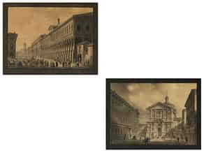 Detail images:  Giovanni Migliara, 1785 Alessandria – 1837 Mailand, zug.