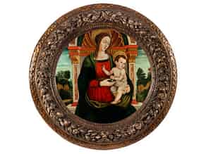 Detailabbildung:  Fra Diamante, eigentlich Diamante di Feo, um 1430 Terranuova – um 1498 oder Kreis des Filippino Lippi, um 1457 Prato - 1504 Florenz 