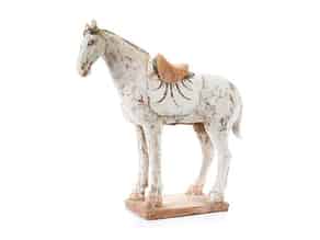 Detail images:  Grabfigur eines Pferdes