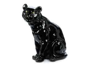 Detailabbildung:  Skulptur eines Panthers
