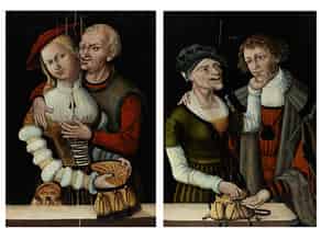 Detailabbildung:  Mitteldeutscher Maler des 16./ 17. Jahrhunderts in der Lucas Cranach-Nachfolge 
