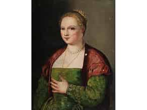 Detailabbildung:  Italienischer Maler des 17. Jahrhunderts nach Tiziano Vecellio (1485/89 – 1576)