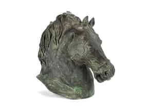 Detailabbildung:  Kopf eines Pferdes