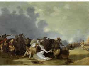 Detailabbildung:  Niederländischer Schlachtenmaler des 17. Jahrhunderts