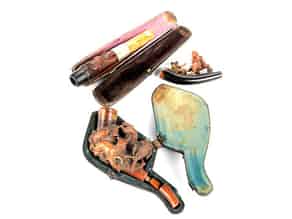 Detail images:  Konvolut von drei Tabakspfeifen