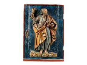 Detailabbildung:  Tabernakeltür mit dem Heiligen Petrus
