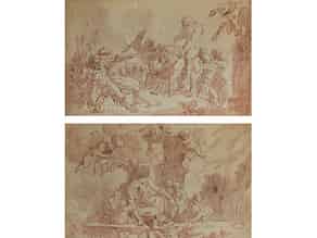 Detailabbildung:  Oberitalienischer Maler/ Zeichner des 18. Jahrhunderts in venezianischem Umkreis unter Einfluss von Tiepolo