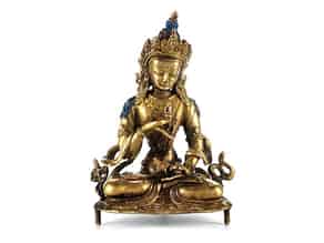 Detailabbildung:  Tibetanische Bronzefigur