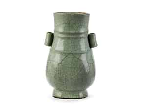 Detailabbildung:  Seladon Hu-Vase
