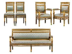 Detail images:  Sitzgarnitur im klassizistischen Stil