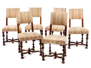 Detail images:  Satz von sechs Stühlen