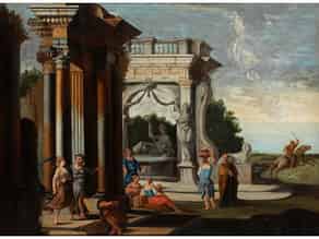 Detailabbildung:  Giovanni Paolo Panini, 1691 Piacenza – 1765 Rom, zug.