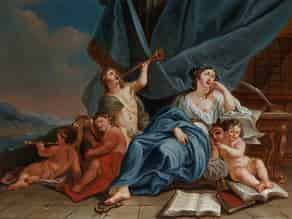 Detail images:  Louis Gabriel Blanchet, 1705 Paris – 1772 Rom