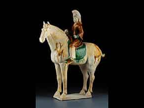 Detailabbildung:  Pferd und Reiter der Tang-Dynastie
